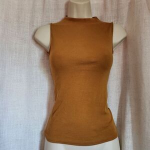 Everlane Mustard Sleeveless Tank Top